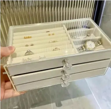 Three-Layer Jewelry Box