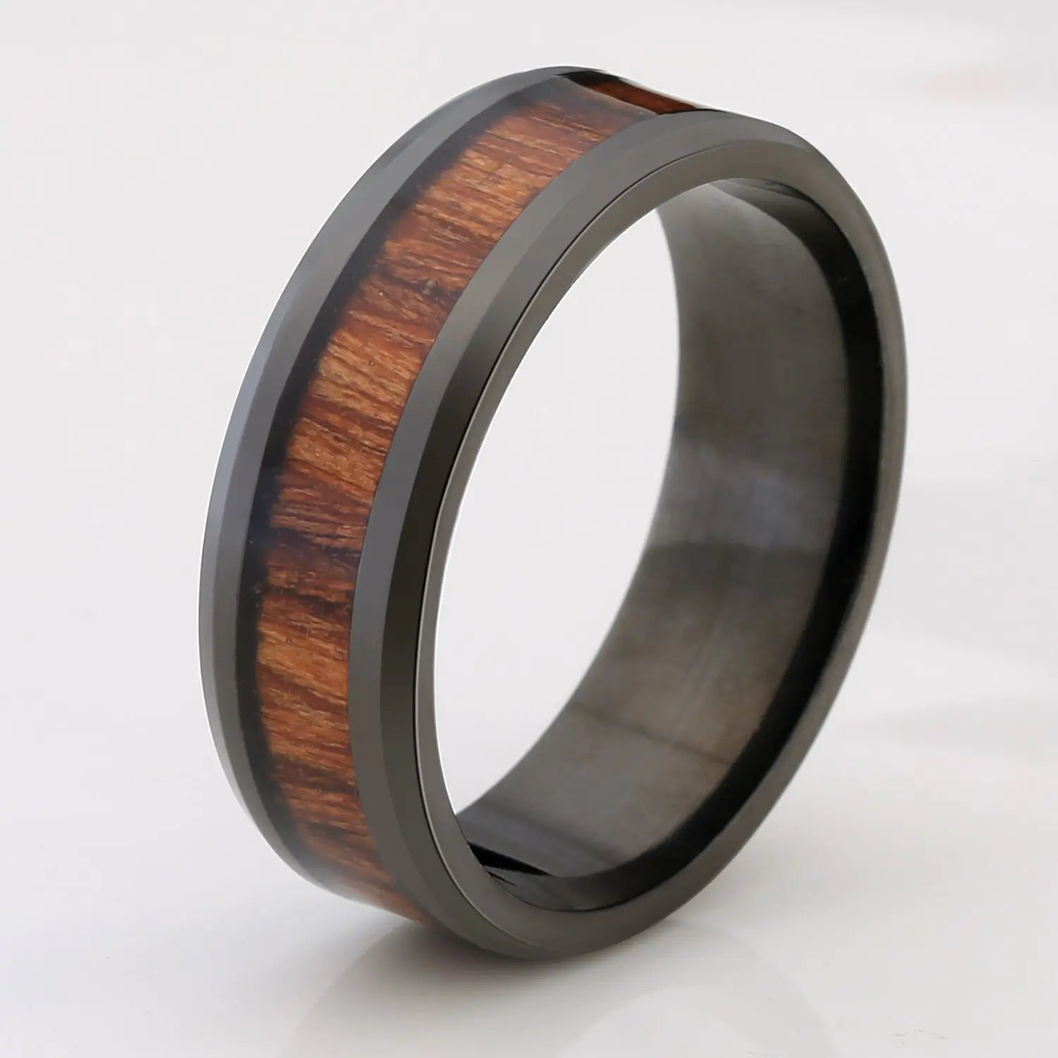 Rustic Steel Ring Fashion Jewelry