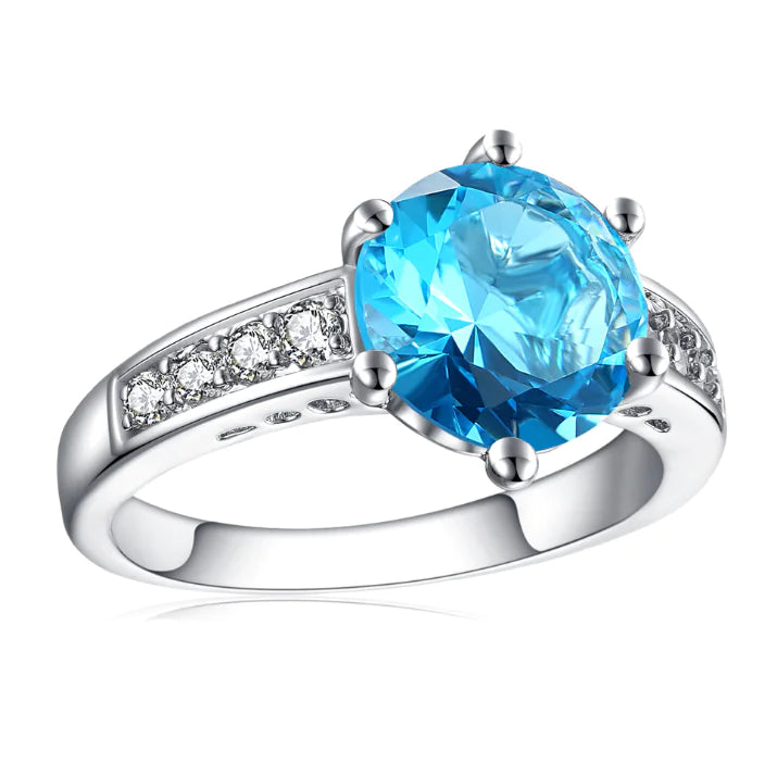 Platinum Six-Prong Ring Jewelry