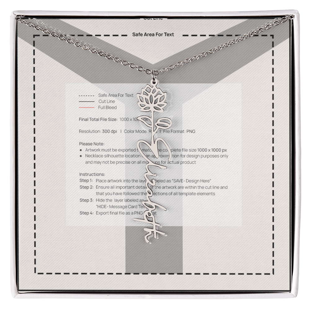 Every women would love to see the thoughtfulness put into this necklace