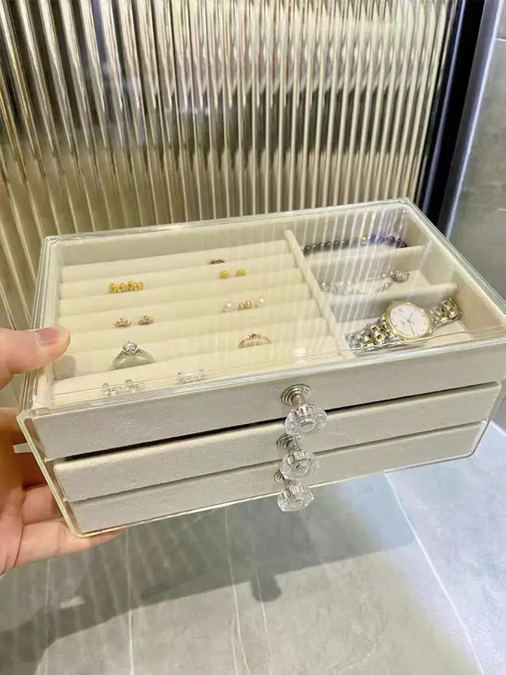 Three-Layer Jewelry Box
